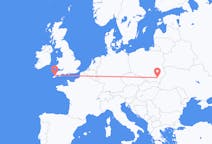 Flights from Newquay, England to Rzeszów, Poland
