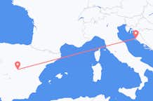 Flyreiser fra Zadar, til Madrid