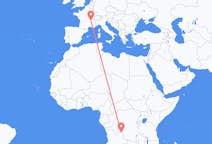 Flights from Dundo, Angola to Lyon, France