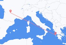 Flights from Brive-la-Gaillarde in France to Cephalonia in Greece