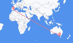 Flyg från King Island, Australien till Almeria, Spanien