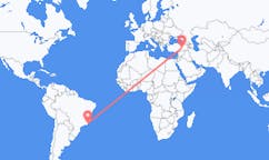 Flyreiser fra Macaé, Brasil til Elazig, Tyrkia