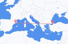 Flyreiser fra Istanbul, til Barcelona