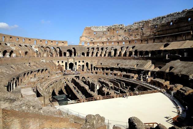 Coliseo con experiencia en la arena y Museos Vaticanos con Capilla Sixtina