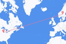 Flights from Chicago to Rörbäcksnäs