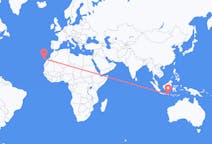 เที่ยวบิน จาก Banyuwangi, อินโดนีเซีย ถึงซานตาครูซ เดอ เตเนริเฟ่, สเปน