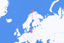 Flights from Hasvik, Norway to Szymany, Szczytno County, Poland