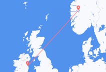 Vols de Sogndal, Norvège pour Dublin, Irlande