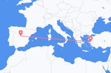 Vols de Madrid à Izmir