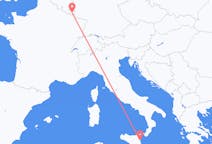 Flyg från Catania till Luxemburg