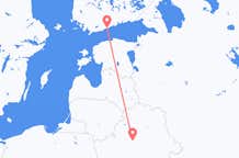 Voli from Minsk, Bielorussia to Helsinki, Finlandia