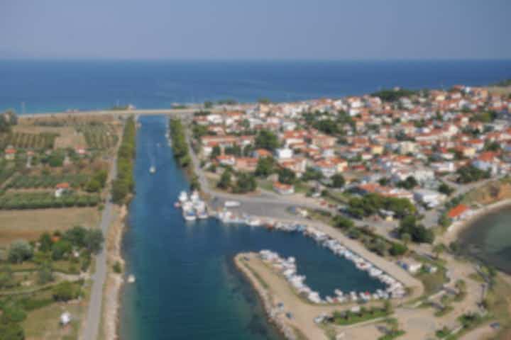 Locations de bateaux à Chalcidique, Grèce