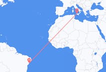 Flyreiser fra Aracaju, Brasil til Palermo, Italia