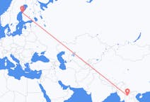 Flights from Chiang Rai Province, Thailand to Vaasa, Finland