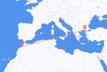 Flyreiser fra Rabat, Marokko til Alexandroupolis, Hellas