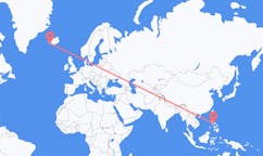 Flights from the city of Marinduque, Philippines to the city of Reykjavik, Iceland