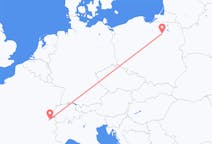 Flights from Geneva, Switzerland to Szymany, Szczytno County, Poland