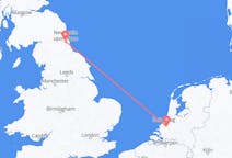 Flyg från Newcastle upon Tyne, England till Rotterdam, Nederländerna