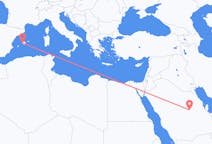 Flyreiser fra Riyadh, til Palma