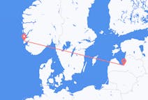 Flights from Riga in Latvia to Haugesund in Norway