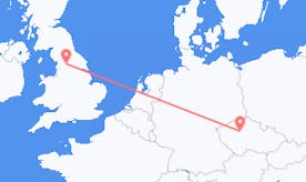 Flyreiser fra England til Tsjekkia