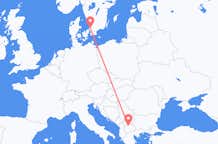 Flights from Angelholm to Skopje