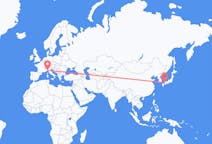 Flights from Hiroshima, Japan to Genoa, Italy