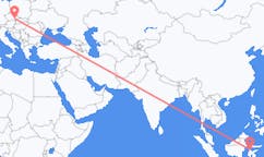 Flights from Palu, Indonesia to Brno, Czechia