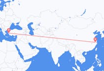 Flüge von Hangzhou, China nach Izmir, die Türkei