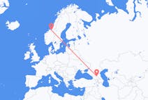 Flights from Vladikavkaz, Russia to Trondheim, Norway