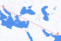 Flyreiser fra Gwadar, til Venezia