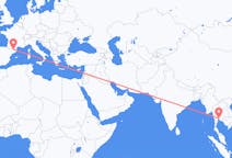 Flyrejser fra Bangkok, Thailand til Andorra la Vella, Andorra