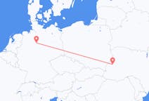 ウクライナのから リヴィウ、ドイツのへ ハノーファーフライト