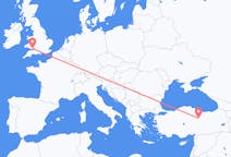 Flyrejser fra Cardiff, Wales til Sivas, Tyrkiet
