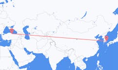 Flights from Ulsan, South Korea to Samsun, Turkey