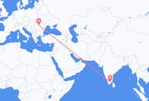 Flyreiser fra Madurai, til Targu Mures