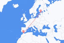 Flights from Tétouan, Morocco to Tallinn, Estonia