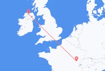 Flyreiser fra Dole, Frankrike til Derry, Nord-Irland