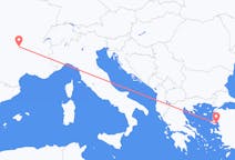 Flyrejser fra Clermont-Ferrand til Mytilini