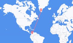 Flyreiser fra Bogotá, Colombia til Qaqortoq, Grønland
