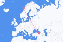 Flights from Brønnøysund, Norway to Elazığ, Turkey
