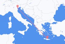 Flyrejser fra Iraklio, Grækenland til Venedig, Italien