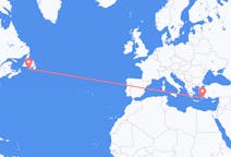 Flights from Saint-Pierre to Rhodes