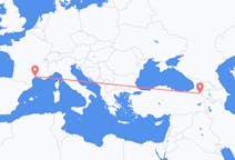 Flights from Kars, Turkey to Montpellier, France