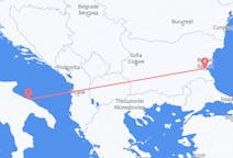 Flyg från Burgas, Bulgarien till Bari, Italien