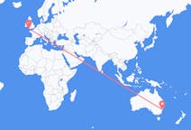 出发地 澳大利亚出发地 悉尼前往英格兰的紐奎的航班