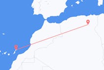 Flyreiser fra Biskra, Algerie til Lanzarote, Spania