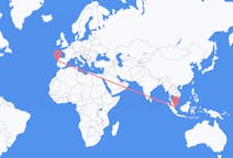 Flyg från Tanjungpinang, Indonesien till Porto, Portugal