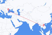 Flyg från Ubon Ratchathani-provinsen, Thailand till Constanța, Rumänien