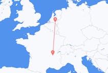 Flyreiser fra Eindhoven, Nederland til Lyon, Frankrike